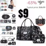 Travel Duffel Bag, Sports Tote Gym Bag