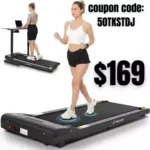 Walking Pad, Under Desk Treadmill with Remote Control, Treadmills for Home Office Gym