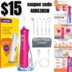 Water Dental Flosser Tools for Teeth Rechargeable Portable Water Pick