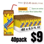 Yoo-hoo Chocolate Drink, 6.5 fl oz boxes, 40 Count