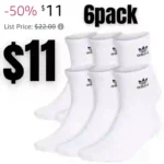 adidas Originals Originals Trefoil Quarter Sock 6-Pack