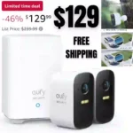 eufy Security, eufyCam 2C 2-Cam Kit, Security Camera Outdoor, Wireless Home Security with 180-Day Battery Life