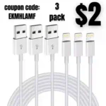iPhone Charger 3Pack 6FT MFi Certified Lightning Cable Fast Charging