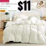 white Twin Twin XL Duvet Cover Set, 2 Pieces, 1 Soft Cream Bedding Duvet Cover