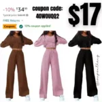 women Summer 3 Piece Outfits Ribbed Knit Cardigan Cropped Tank Tops Wide Leg Pant Tracksuit Lounge Matching Sets