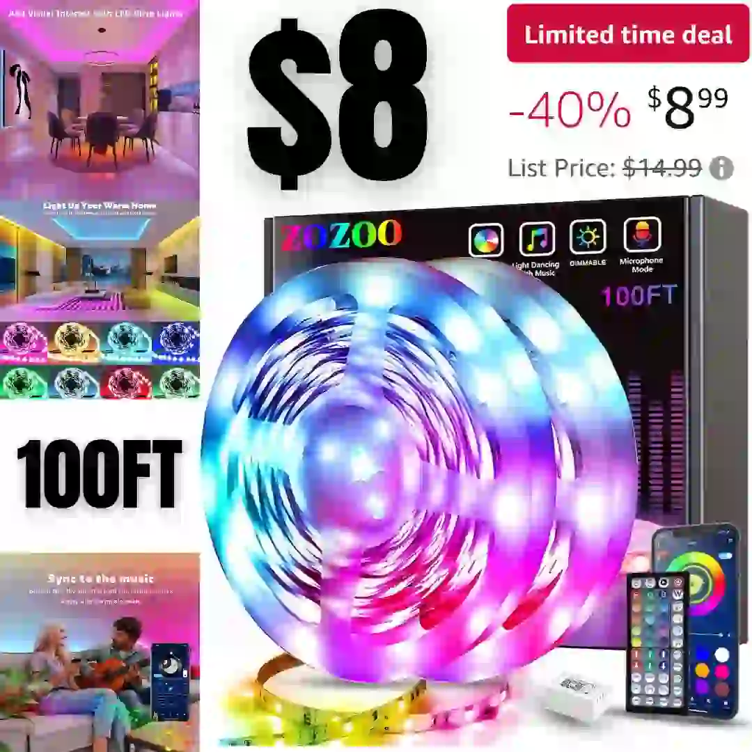 Triple 4 Tier Bookshelf, Bookcase with 11 Open Display Shelves