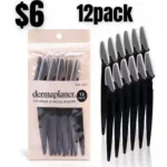 12pack Kitsch Dermaplaning Tool Face Razors for Women