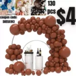 130 Pcs Balloon Garland Kit Different Sizes