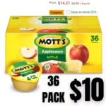 36PACK Mott s Applesauce