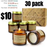 4 Pack Scented Candle Set Soy Wax, Aromatherapy Candles for Home Decoration