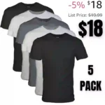 5PACK Gildan Men s Crew T-Shirts, Multipack