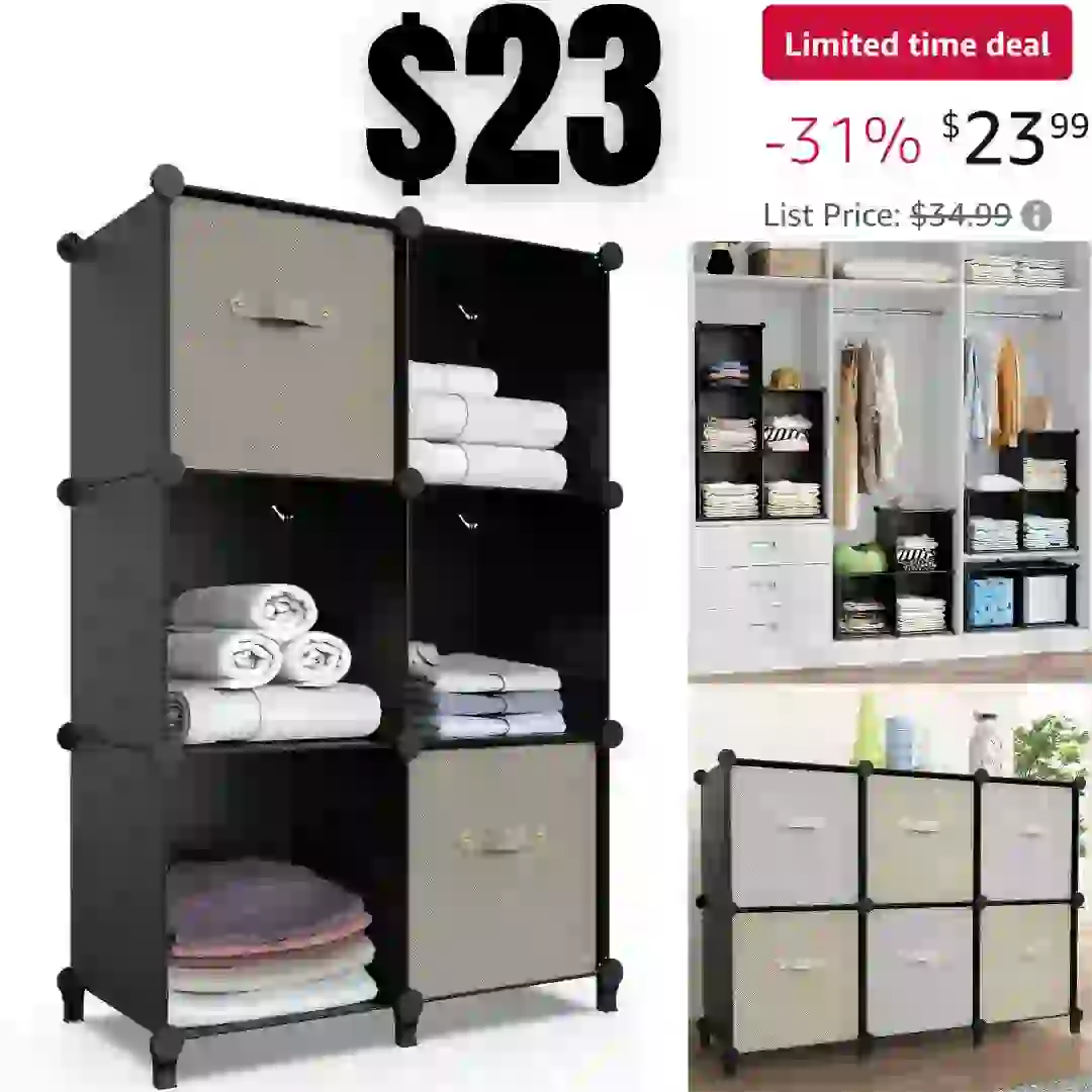 CAROTE 11pcs Pots and Pans Set, Nonstick Cookware Sets Detachable Handle