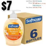 6PACK Softsoap Moisturizing Liquid Hand Soap