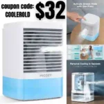 Air Cooler with 2 Ultrasonic Mist Levels & 3 Fan Speeds