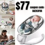Baby Swing for Infants, Electric Swing for Newborn with 5 Swing Speed