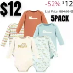 Baby Unisex Baby Cotton Long-Sleeve Bodysuits