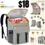 Backpack Cooler, Soft Cooler Backpack Insulated Leak Proof