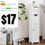 Bathroom Furniture Sets Small Bathroom Storage Cabinet Great for Toilet Paper Holder,Toilet Paper Cabinet for Small Spaces