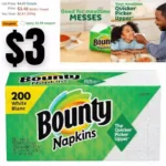 Bounty Paper Napkins, White