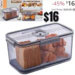 Bread Box Bread Boxes for Kitchen Counter Airtight