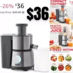 Dash Compact Centrifugal Juicer, Press Juicing Machine