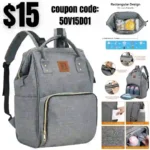 Diaper Bag Backpack, Large Capacity Baby Bag for Boys Girls