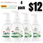Dove Foaming Hand Wash Aloe & Eucalyptus Pack of 4 Protects Skin from Dryness