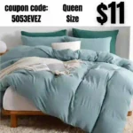 Duvet Cover Queen Size, Microfiber Duvet Cover with Zipper, Duvet Cover Set with 2 Pillow Shams