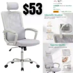 Ergonomic Home Office Computer Desk Chair, High Back Mesh