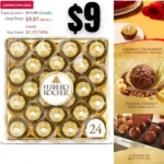 Ferrero Rocher, 24 Count, Premium Milk Chocolate Hazelnut
