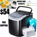 Ice Maker Machine, Portable, with Handle