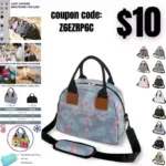 Insulated Lunch Bag for Women Men Reusable Large Capacity Lunch Box Cooler