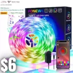 LED Lights for Bedroom 50FT Music Sync LED Light Strips