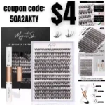 Lash Clusters DIY Lash Extensions Kit 280pcs Individual Lashes Clusters 30D 40D