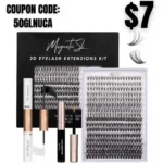 Lash Clusters DIY Lash Extensions Kit 320pcs Individual Lashes Clusters 20D 50D D Curl Eyelash