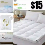 Mattress Topper Queen Size, Cooling Mattress Pad Cover for Hot Sleepers, Extra Thick 5D