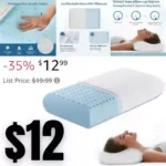 Memory Foam Pillow, Standard Size Pillows for Sleeping, Bed Pillow Soft and Comfortable