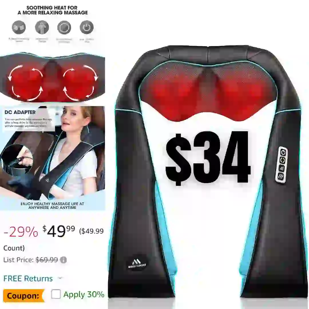 Neck Massager with Heat