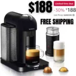 Nespresso Vertuo Coffee and Espresso Machine by Breville, 5 Cups