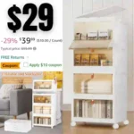 Plastic Storage Bins Organizer