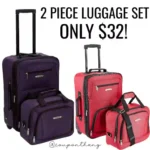 Rockland Fashion Expandable Softside Upright Luggage Set