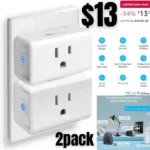 Smart Plug Ultra Mini 15A, Smart Home Wi-Fi Outlet Works with Alexa