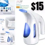 Steamer for Clothes, Portable Handheld Design, 240ml Big Capacity, 700W, Strong Penetrating Steam