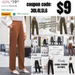 Stretchy Straight Bootcut Yoga Dress Pants